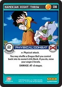 Namekian Right Throw (Panini: Evolution) — Dragon Ball Z TCG Card Value