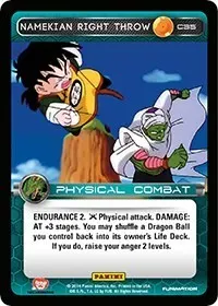 Namekian Right Throw (Panini: Set 1)