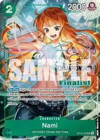 Nami CS 25 26 Finalist Card Set 1 (One Piece Promotion Cards)