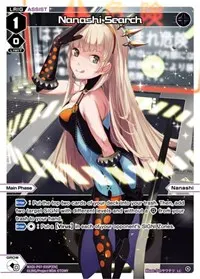 Nanashi Search Parallel Foil (Welcome Back Diva -Lostorage-)