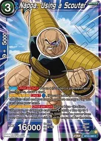 Nappa Using a Scouter (Perfect Combination)