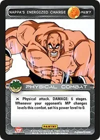 Nappas Energized Charge (Panini: Heroes & Villains) — Dragon Ball Z TCG Card Value