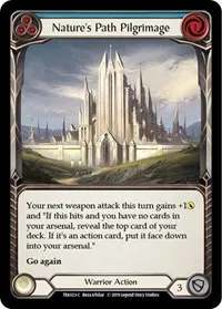 Natures Path Pilgrimage Blue (Hero Deck: Dorinthea) — Flesh & Blood TCG Card Value