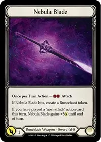 Nebula Blade LGS011 (Flesh and Blood: Promo Cards)