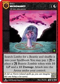 Necromancy (Cryptid Nation: Kickstarter Edition) — MetaZoo Card Value