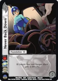 Never Back Down (Capcom Casual League Kit)
