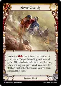 Never Give Up (Armory Deck: Pleiades)