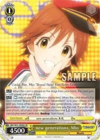 new generations Mio SR (The iDOLM@STER Cinderella Girls)