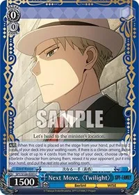 Next Move Twilight (SPY x FAMILY) — Weiss Schwarz Card Value