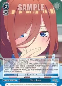 Nice Idea (The Quintessential Quintuplets Movie)