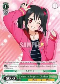 Nico in Regular Clothes (Love Live! DX)