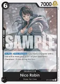 Nico Robin (Starter Deck 14: 3D2Y) — One Piece Card Game Card Value