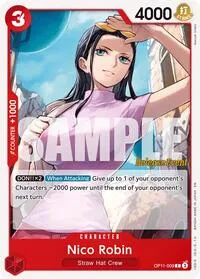 Nico Robin (A Fist of Divine Speed Release Event Cards) — One Piece Card Game Card Value