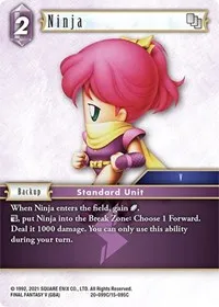 Ninja (Dawn of Heroes) — Final Fantasy TCG Card Value