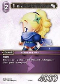 Ninja (Hidden Hope) — Final Fantasy TCG Card Value