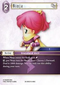 Ninja (Gunslinger in the Abyss) — Final Fantasy TCG Card Value