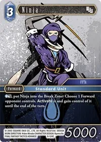 Ninja FFTA (Opus VIII) — Final Fantasy TCG Card Value
