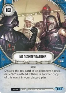 No Disintegrations (Spirit of Rebellion) — Star Wars Destiny Card Value