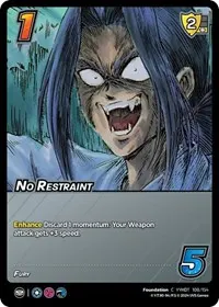 No Restraint (Yu Yu Hakusho: Dark Tournament)