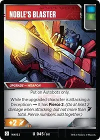 Nobles Blaster (Rise of the Combiners)