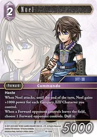 Noel (From Nightmares) — Final Fantasy TCG Card Value