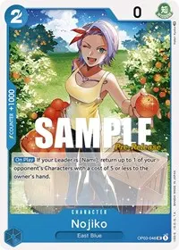 Nojiko (Pillars of Strength Pre-Release Cards)