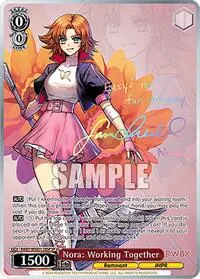 Nora Working Together SP (RWBY Premium Booster)