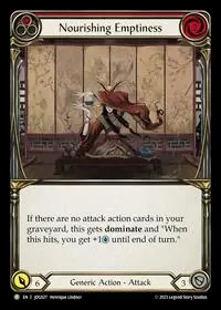 Nourishing Emptiness JDG027 (Flesh and Blood: Promo Cards)