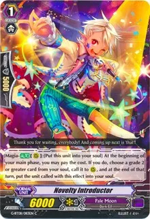 Novelty Introductor (G-BT08: Absolute Judgment)