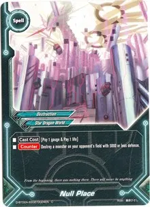 Null Place (Four Dimensions)