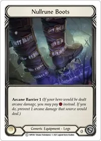 Nullrune Boots (History Pack Vol.1) — Flesh & Blood TCG Card Value