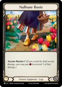 Nullrune Boots FAB248 (Flesh and Blood: Promo Cards)
