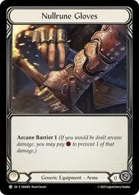 Nullrune Gloves SDA009 (Silver Age Chapter 1)