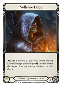 Nullrune Hood (History Pack Vol.1)