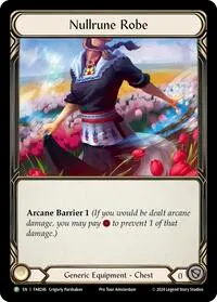 Nullrune Robe FAB246 (Flesh and Blood: Promo Cards)