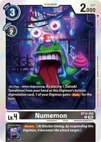 Numemon (Blast Ace) — Digimon Card Game Card Value