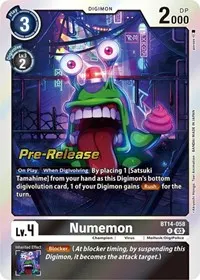 Numemon (Blast Ace Pre-Release Cards)