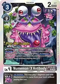 Numemon X Antibody (Exceed Apocalypse Pre-Release Cards)