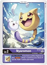 Nyaromon (Starter Deck 10: Parallel World Tactician)