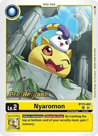 Nyaromon (Exceed Apocalypse Pre-Release Cards)
