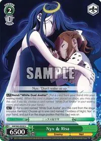 Nyx and Risa (Accel World -Infinite Burst-)