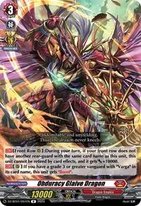 Obduracy Glaive Dragon (DZ-BT01: Fated Clash)