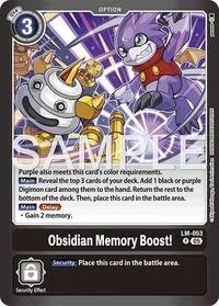 Obsidian Memory Boost (Limited Card Pack -Another Knight-) — Digimon Card Game Card Value