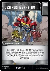 Obstructive Rhythm (Blaster VS Soundwave Box Set)