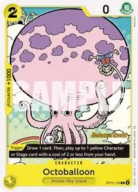 Octoballoon (Adventure on Kami's Island Release Event Cards) — One Piece Card Game Card Value