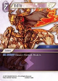 Odin EX (Opus VIII) — Final Fantasy TCG Card Value