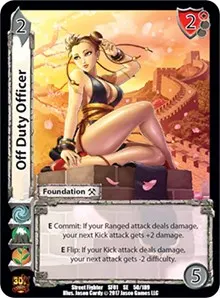 Off Duty Officer (Street Fighter CCG)