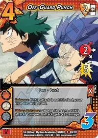 Off Guard Punch (UniVersus: My Hero Academia: Crimson Rampage)