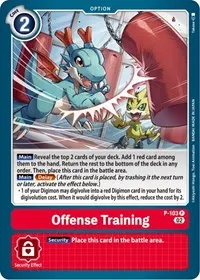Offense Training P 103 Blast Ace Box Topper (Digimon Promotion Cards)
