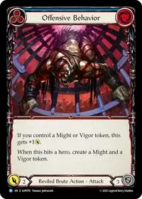 Offensive Behavior (Super Slam) — Flesh & Blood TCG Card Value